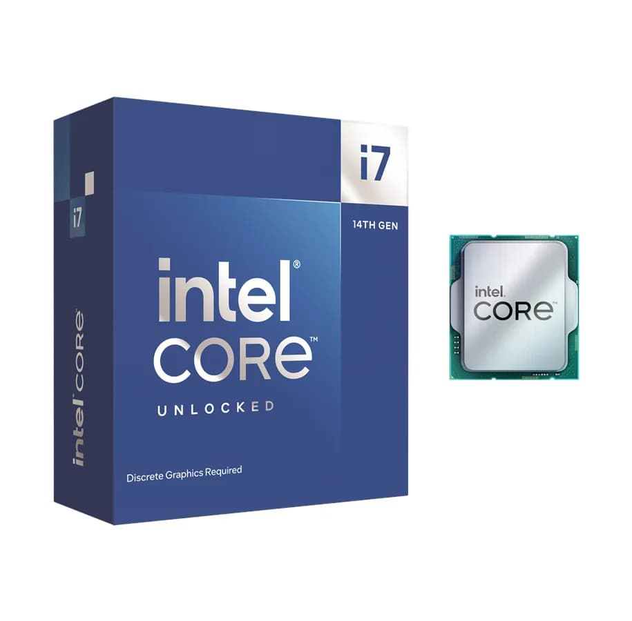 Intel® | Core™ i7-14700KF - 20-kärniga - 3,4 GHz (upp till 5,6 GHz turbo) - LGA1700-sockel | Box (utan kylare)