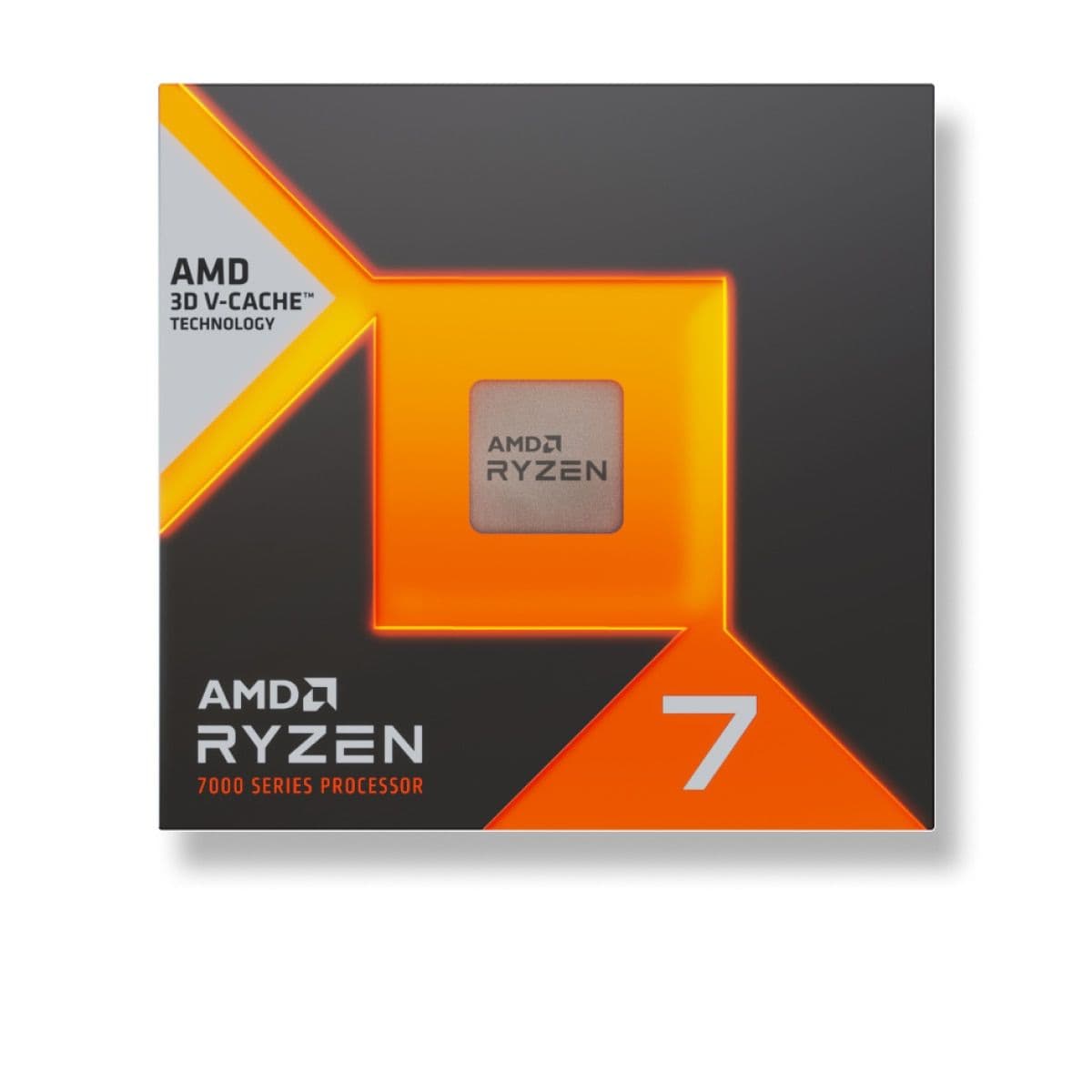 AMD Ryzen 7 7700X3D processor 8 kärnor/16 trådar 4,5 GHz AM5, utan kylare