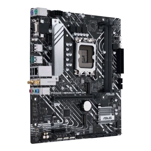 ASUS - Moderkort - micro ATX - LGA1700-uttag - USB 3.2 Gen 1, USB 3.2 Gen 2 - inbyggda grafiken (CPU krävs) - HD-ljud (8 kanaler)