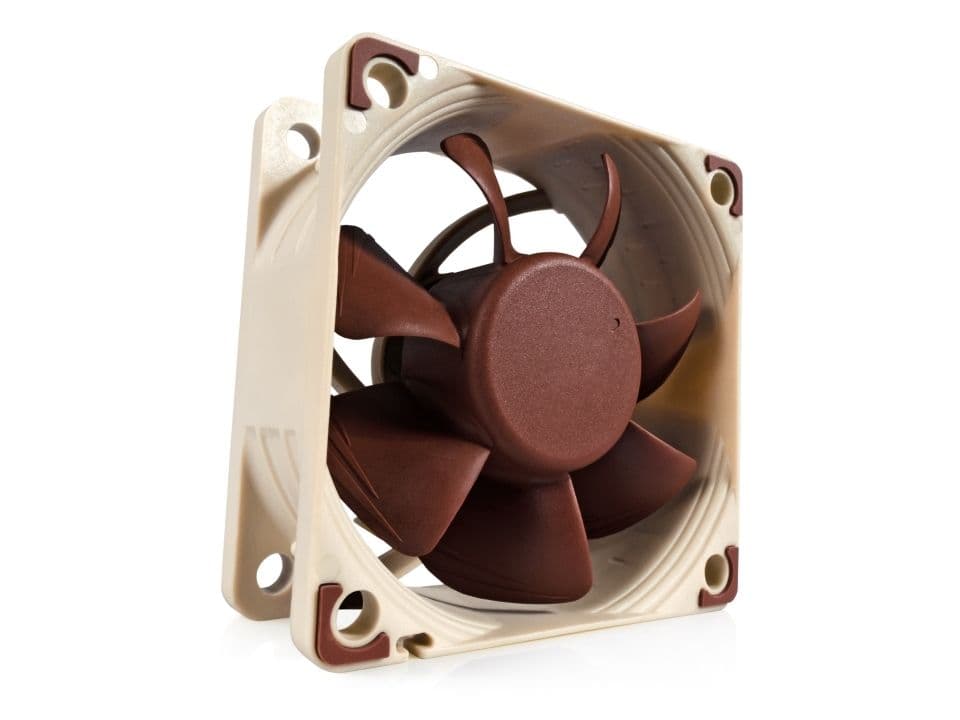Noctua NF-A6x25 PWM - lådfläkt - Chassi fläkt - 60mm - Vit - 19 dBA