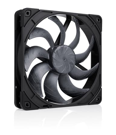 Noctua NF-A14x25 G2 PWM - Chromax.black edition - insats med fläkt - 140 mm