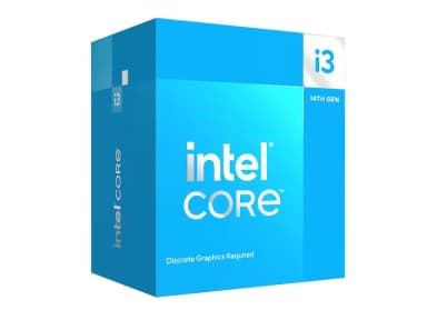 Intel® | Core™ i3-14100F - 4-kärnig - 3,5 GHz (Op till 4,7 GHz Turbo) - LGA1700-Socket | Låda