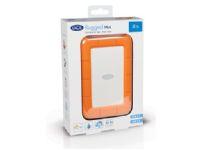 LaCie Rugged Mini - Hårddisk - 4 TB - extern (bärbar) - USB 3.0 - 5400 rpm