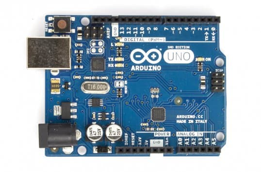 Arduino UNO SMD Rev3, ATmega328, 16 MHz, 0,032 MB, 2 KB, 1 KB, Arduino