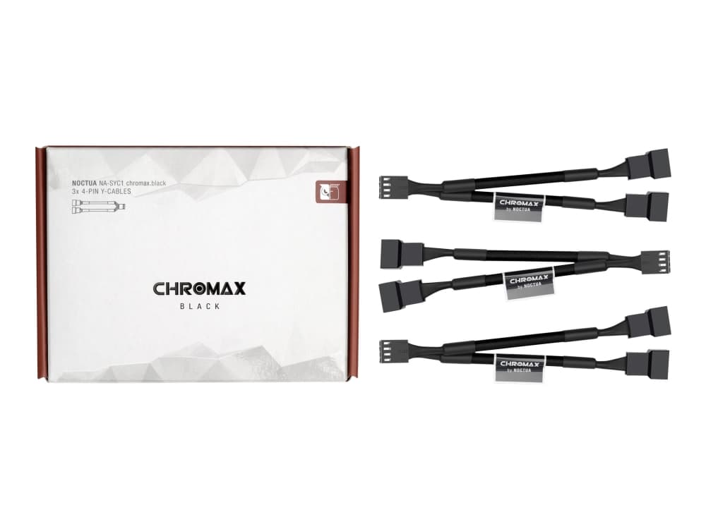 Noctua Na-syc1 Chromax Y-cable 4-pin 11.5cm Black
