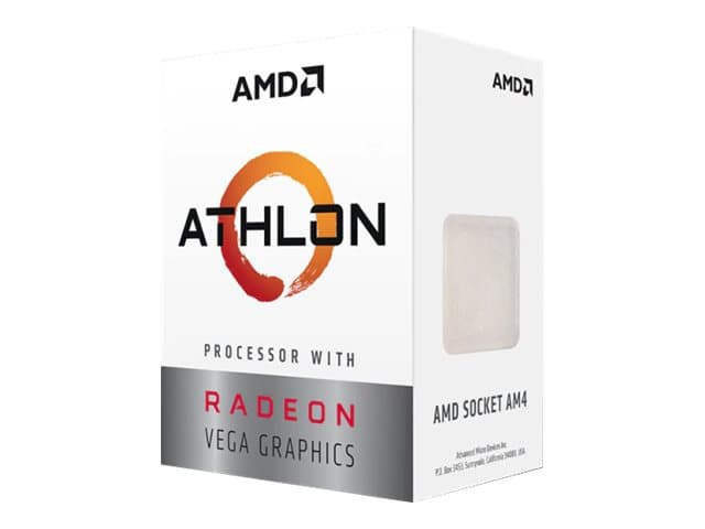 AMD Athlon 3000G 3.5 GHz 2 kärnor 4 trådar 4 MB cache Socket AM4