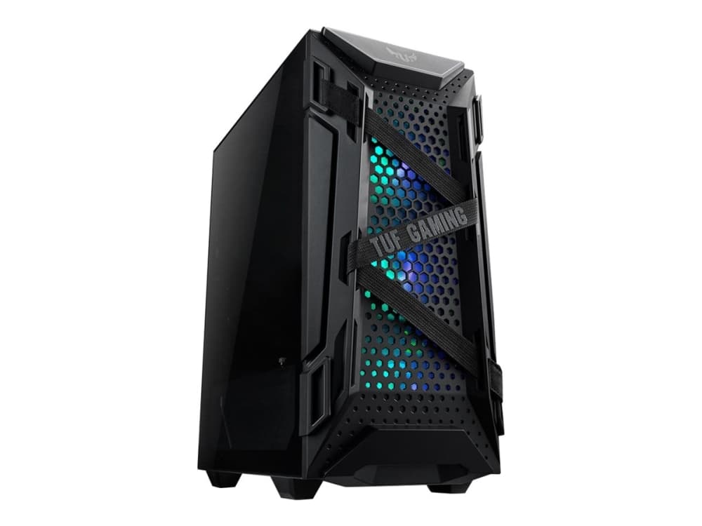 ASUS TUF Gaming GT301 Tower ATX genomskinlig sidopanel (härdat glas) svart