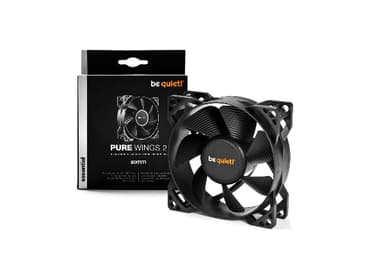 pURE WINGS 2 - Skåpsfläkt - 80 mm - 1800 varv per minut, 18,2 dBA - 26,3 kubikfot/min.
