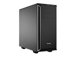 be quiet! Pure Base 600 - Miditower - ATX - inget nätaggregat - USB/ljud - Svart/silver - (inkl. 2 x Pure Wings 2 fläktar)