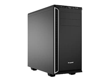 be quiet! Pure Base 600 - Miditower - ATX - inget nätaggregat - USB/ljud - Svart/silver - (inkl. 2 x Pure Wings 2 fläktar)