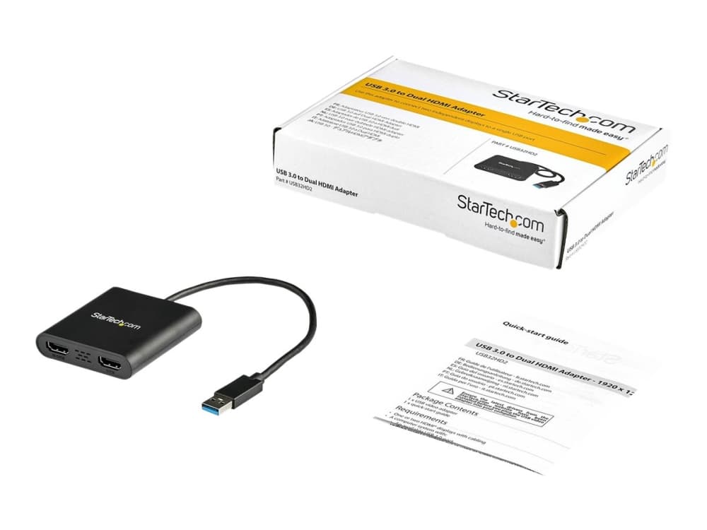 Startech USB 3.0 to Dual HDMI Adapter