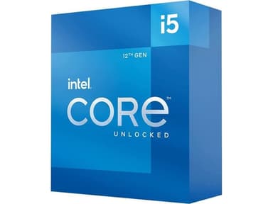 Intel® Core™ i5-12600K (Alder Lake) - 6-kärnig - 3,7 GHz (4,9 GHz Intel® Turbo Boost 2.0) - LGA1700-sockel - Intel® UHD Graphics 770 - Box (Uden köper)