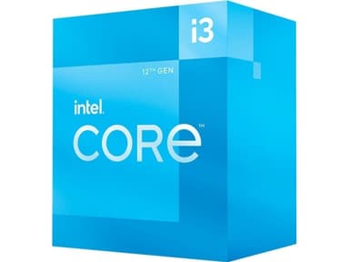 Intel® Core™ i3 12100 - 3,3 GHz - 4 kärnor - 8 trådar - 12 MB cache - LGA1700 Socket - Intel® UHD Graphics 730 - Box