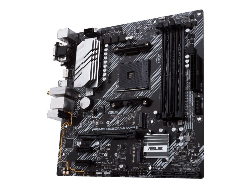 ASUS PRIME B550M-A WIFI II moderkort B550 AM4 micro ATX DDR4