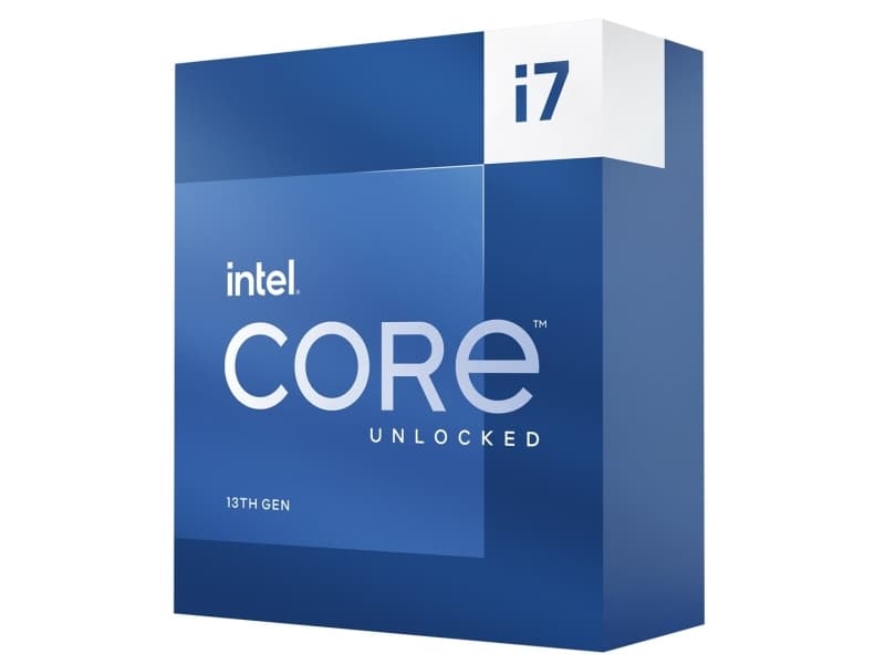 Intel® Core™ i7-13700K (Raptor-Lake) - 16-kärniga - 24 trådar - 4,2 GHz (Op till 5,4 GHz - Intel® Turbo Boost) - LGA1700-Socket - Intel® UHD-grafik - Box (Uden) køler)
