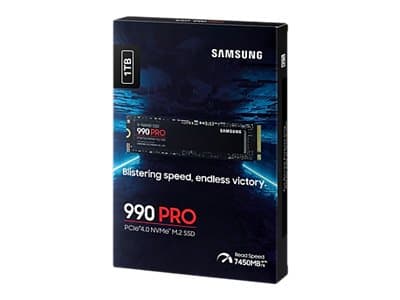Samsung 990 PRO MZ-V9P1T0BW SSD 1 TB M.2 PCIe 4.0 NVMe 7450 MB/s