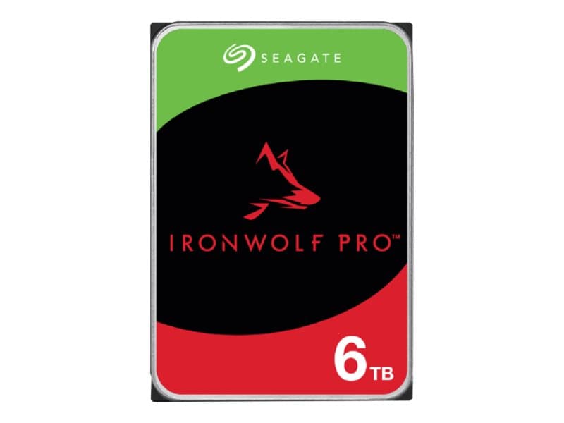 Seagate IronWolf Pro ST6000NT001 hårddisk 6 TB 3,5 SATA 6 Gb/s 7200 RPM