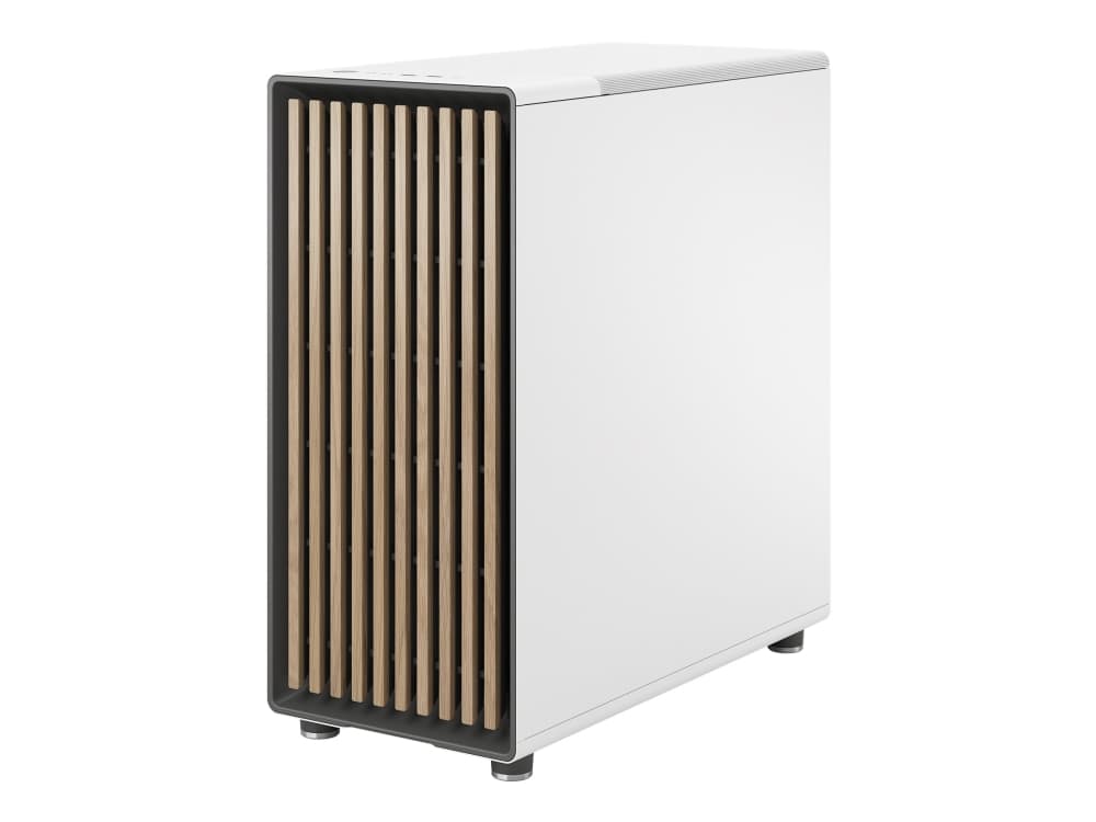Fractal North Chalk White TG Clear Tint Mid Tower