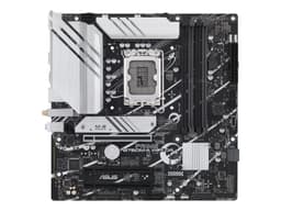 ASUS PRIME B760M-A WIFI D4 - Moderkort - micro ATX - LGA1700-uttag - B760 Chipuppsättning - USB 3.2 Gen 2, USB 3.2 Gen 1, USB-C 3.2 Gen 1 - 2.5 Gigabit LAN, Wi-Fi 6, Bluetooth - inbyggda grafiken (CPU krävs) - HD-ljud (8 kanaler)