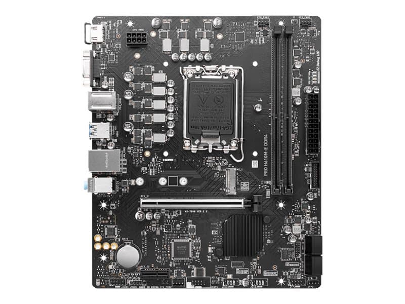MSI PRO H610M-E DDR4 Moderkort (Utan WIFI)