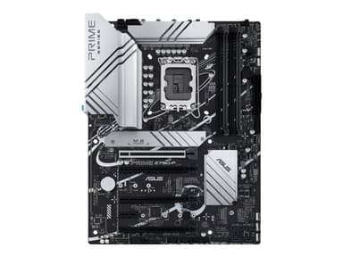 ASUS PRIME Z790-P - Moderkort - ATX - LGA1700-uttag - Z790 Chipuppsättning - USB-C 3.2 Gen 2x2, USB 3.2 Gen 2, USB 3.2 Gen 1, USB-C 3.2 Gen2 - 2.5 Gigabit LAN - inbyggda grafiken (CPU krävs) - HD-ljud (8 kanaler)