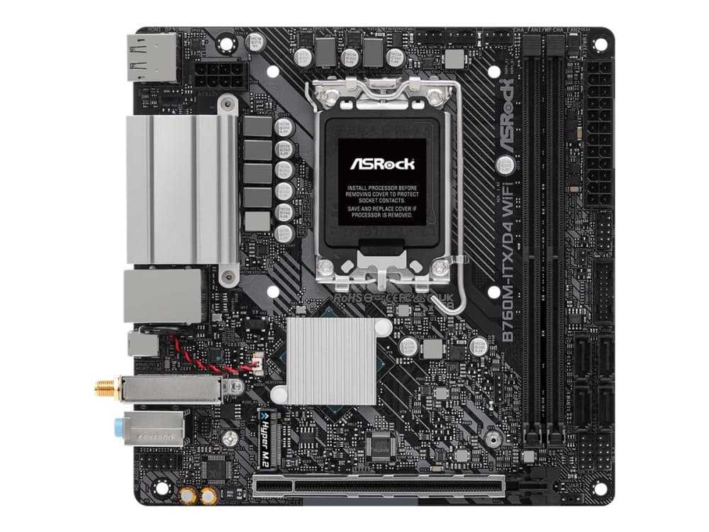 ASRock B760M-ITX/D4 WIFI Moderkort