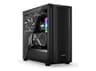 be quiet! -  SHADOW BASE 800 - Midi-torn - utökad ATX - genomskinlig sidopanel (härdat glas) - ingen strömförsörjning (ATX / PS/2) - svart - USB/ljud