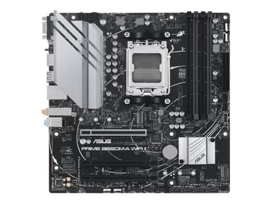 ASUS PRIME B650M-A WIFI II - Moderkort - micro ATX - Socket AM5 - AMD B650 Chipuppsättning - USB 3.2 Gen 1, USB 3.2 Gen 2, USB-C 3.2 Gen 1 - 2.5 Gigabit LAN, Wi-Fi 6, Bluetooth - inbyggda grafiken (CPU krävs) - HD-ljud (8 kanaler)