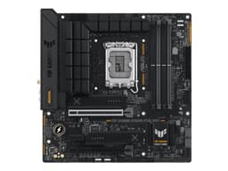 ASUS TUF GAMING B760M-PLUS WIFI - Moderkort - micro ATX - LGA1700-uttag - B760 Chipuppsättning - USB-C 3.2 Gen 2x2, USB 3.2 Gen 2, USB 3.2 Gen 1, USB-C 3.2 Gen2, USB-C 3.2 Gen 1, USB4 - 2.5 Gigabit LAN, Wi-Fi 6, Bluetooth - inbyggda grafiken (CPU krävs) -