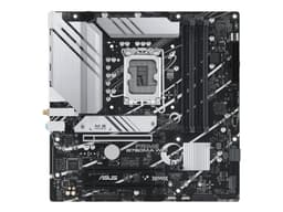 ASUS PRIME B760M-A WIFI - Moderkort - micro ATX - LGA1700-uttag - B760 Chipuppsättning - USB 3.2 Gen 1, USB 3.2 Gen 2, USB-C 3.2 Gen 1 - 2.5 Gigabit LAN, Wi-Fi 6, Bluetooth - inbyggda grafiken (CPU krävs) - HD-ljud (8 kanaler)