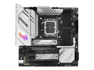 ASUS ROG STRIX B760-G GAMING WIFI - Moderkort - micro ATX - LGA1700-uttag - B760 Chipuppsättning - USB-C 3.2 Gen 2x2, USB 3.2 Gen 1, USB 3.2 Gen 2, USB-C 3.2 Gen 1, USB-C 3.2 Gen2 - 2.5 Gigabit LAN, Wi-Fi 6E, Bluetooth - inbyggda grafiken (CPU krävs) - HD