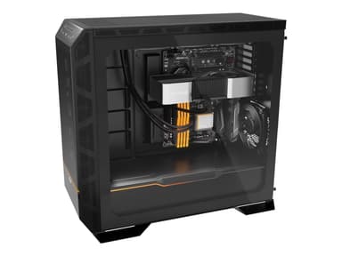 be quiet! Dark Base Pro 901 - FT - ATX - genomskinlig sidopanel (härdat glas) - ingen strömförsörjning (ATX / PS/2) - svart - USB/ljud