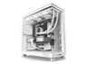 NZXT H series H6 Flow - Mid tower - ATX - genomskinlig sidopanel (härdat glas) - ingen strömförsörjning - matt vit - USB/ljud