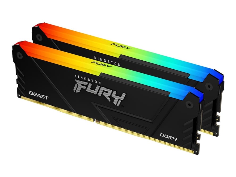 Kingston FURY Beast RGB DDR4-minne 32 GB 3600 MT/s CL18 KF436C18BB2AK2/32