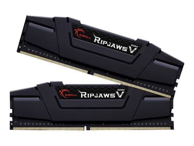 G.Skill Ripjaws V - DDR4 - sats - 16 GB: 2 x 8 GB - DIMM 288-pin - 3200 MT/s / PC4-25600 - CL16 - 1.35 V - ej buffrad - icke ECC - classic black