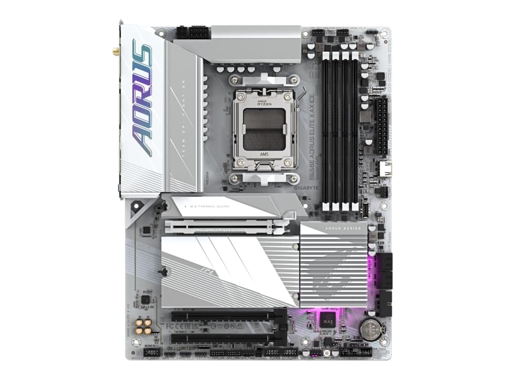 Gigabyte B650e Aorus Elite X Ax Ice Am5 Atx Moderkort