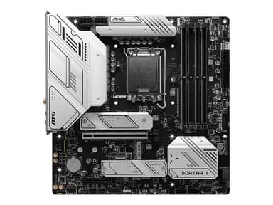 MSI MAG B760M MORTAR WIFI DDR4, Intel, LGA 1700, Intel® Celeron®, Intel® Pentium® Gold, LGA 1700, DDR4-SDRAM, 128 GB