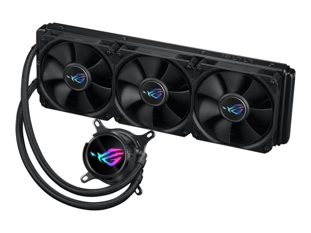ASUS ROG STRIX LC III 360 - Kylsystem med vätska till processorn - Elementstorlek: 360 mm - (för: AM4, LGA1200, LGA1700, AM5, LGA115x Socket) - koppar - 120 mm