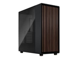 Fractal Design North XL - Tower - utökad ATX - genomskinlig sidopanel (härdat glas) - ingen strömförsörjning (ATX) - kolsvart - USB/Audio/Mic