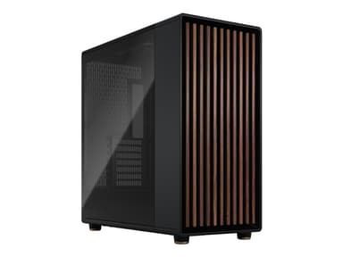 Fractal Design North XL - Tower - utökad ATX - genomskinlig sidopanel (härdat glas) - ingen strömförsörjning (ATX) - kolsvart - USB/Audio/Mic