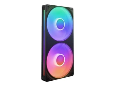 NZXT F Series F240 RGB Core - Fläktenhet med enkel ram - 120 mm - mattsvart