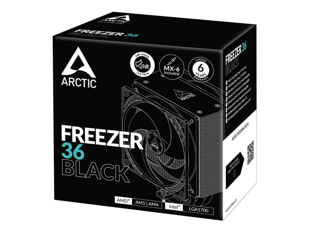 Arctic Freezer 36 kylare (Black)