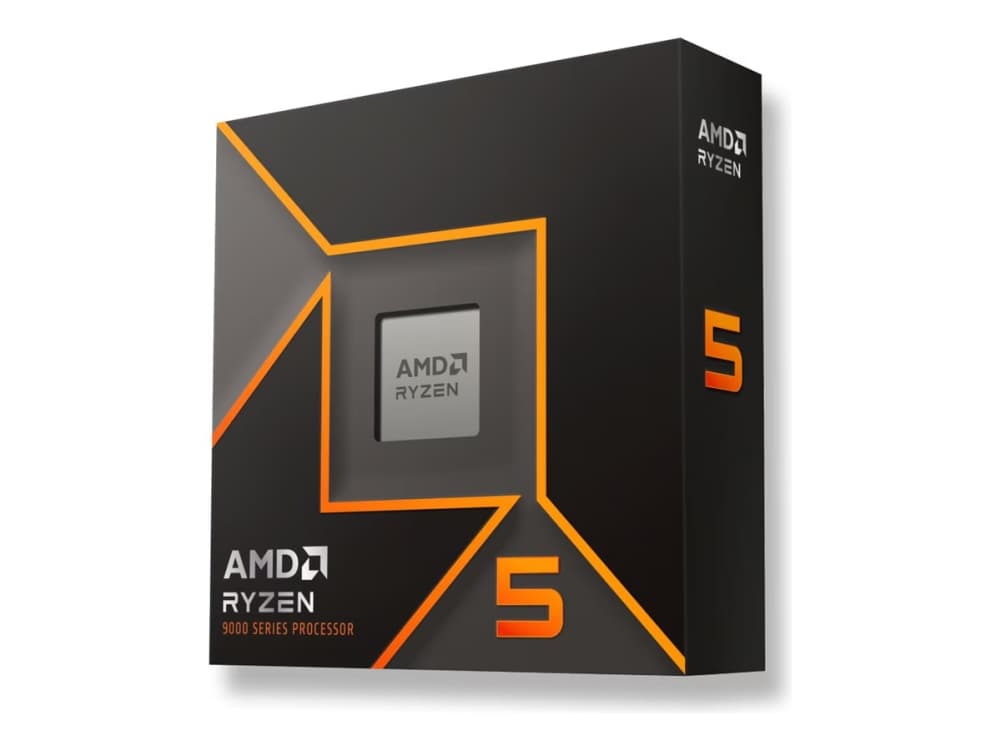 AMD Ryzen 5 9600X processor 6 kärnor 12 trådar 5,4 GHz AM5 utan kylare