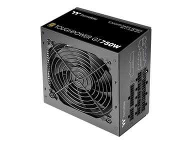Thermaltake ToughPower GT 750W - Nätaggregat (intern) - ATX12V 3.1/ EPS12V - 80 PLUS Gold - AC 100-240 V - 750 Watt - aktive PFC - svart