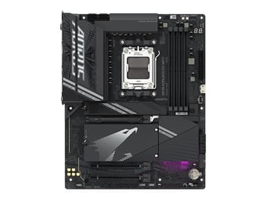 AORUS X870 ELITE WIFI7 - Moderkort - ATX - Socket AM5 - AMD X870 Chipuppsättning - USB-C 3.2 Gen 2x2, USB4, USB 3.2 Gen 1, USB 3.2 Gen 2 - 2.5 Gigabit LAN, Bluetooth, Wi-Fi 6 - inbyggda grafiken (CPU krävs) - HD-ljud (8 kanaler)