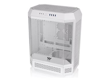 Thermaltake The Tower 600 - Mid tower - ATX - genomskinlig sidopanel (härdat glas) - ingen strömförsörjning (PS/2) - snö - USB/ljud