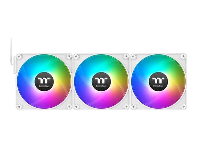 Thermaltake CT140 EX ARGB Sync - Lådfläkt - 140 mm - vit (paket om 3)