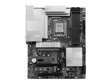 MSI PRO Z890-P WIFI - Moderkort - ATX - LGA1851-uttag - Z890 Chipuppsättning - USB4, USB-C 3.2 Gen 2x2, USB 3.2 Gen 1, USB-C 3.2 Gen2, USB 3.2 Gen 2 - 5 Gigabit Ethernet, Wi-Fi 7, Bluetooth - inbyggda grafiken (CPU krävs) - HD-ljud (8 kanaler)