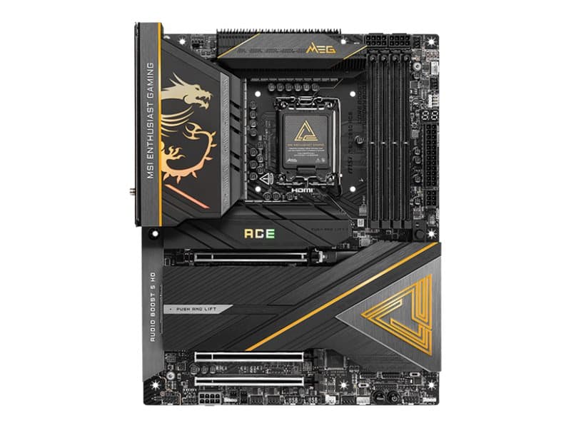 MSI MEG Z890 ACE Moderkort - Intel Z890 - Intel LGA1851 socket - DDR5 RAM - ATX