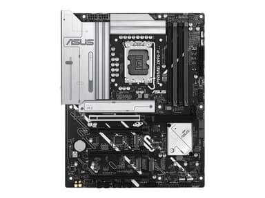 ASUS PRIME Z890-P - Moderkort - ATX - LGA1851-uttag - Z890 Chipuppsättning - USB-C 3.2 Gen 2x2, USB 3.2 Gen 2, USB 3.2 Gen 1, USB-C 3.2 Gen 1 - 2.5 Gigabit LAN - inbyggda grafiken (CPU krävs) - HD-ljud (8 kanaler)